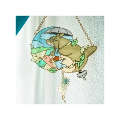 Décoration*Maison Ghibli Sun catcher Stained glass Totoro - My Neighbor Totoro