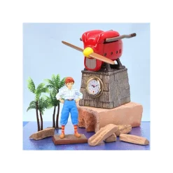Décoration*Maison Ghibli TABLE CLOCK FIO PICCOLO SAVOIA LATE MODEL - PORCO ROSSO