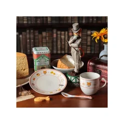 Kitchenware*Maison Ghibli Tea time & Cat Plate - The Cat Returns