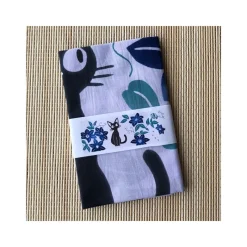 Outfits*Maison Ghibli Tenugui Jiji Blue flowers - Kiki’s Delivery Service