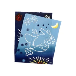 Household Linen*Maison Ghibli Tenugui Totoro Flying Fireworks - My Neighbor Totoro