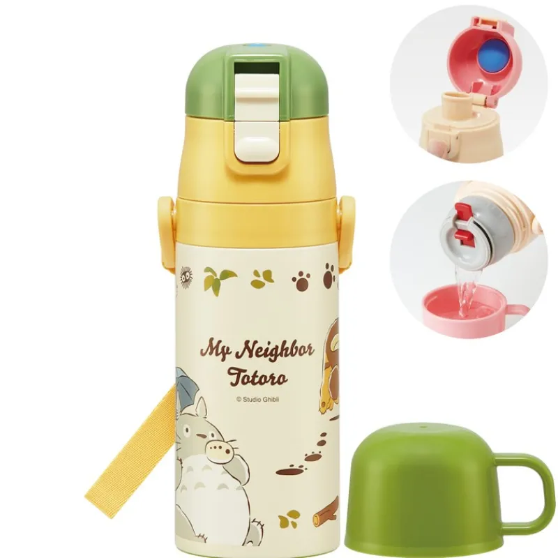 Kitchenware*Maison Ghibli Thermos Bottle double opening Totoro & Catbus - My Neighbor Totoro