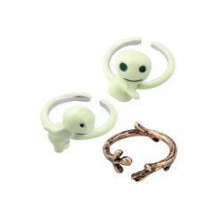 Jewellery*Maison Ghibli Three Ring set Kodama - Princess Mononoke