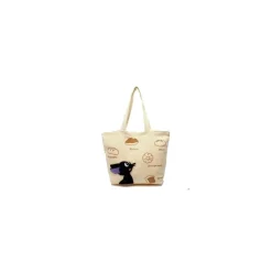 Bags*Maison Ghibli TOTE BAG JIJI AND HER BREAD- KIKI'S DELIVERY SERVICE