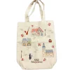 Bags*Maison Ghibli Tote bag with patch Kiki’s town  - Kiki's Delivery Service