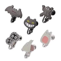 Jewellery*Maison Ghibli Totoro opening Clipped Earrings set of 6 - My Neighbor Totoro