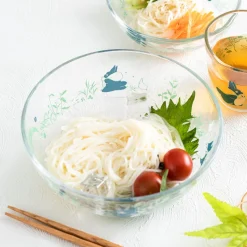 Kitchenware*Maison Ghibli Transparent bowl 17cm Chasing acorns - My Neighbor Totoro