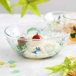 Kitchenware*Maison Ghibli Transparent bowl 17cm Chasing acorns - My Neighbor Totoro
