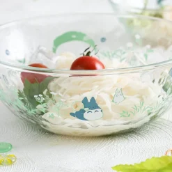Kitchenware*Maison Ghibli Transparent bowl 17cm Chasing acorns - My Neighbor Totoro