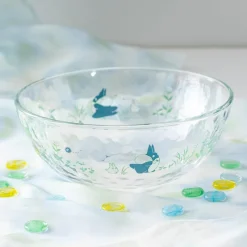 Kitchenware*Maison Ghibli Transparent bowl 17cm Chasing acorns - My Neighbor Totoro