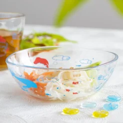 Kitchenware*Maison Ghibli Transparent bowl 13cm Ponyo under the sea - Ponyo on the Cliff