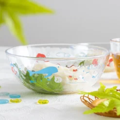 Kitchenware*Maison Ghibli Transparent bowl 17cm Ponyo under the sea - Ponyo on the Cliff