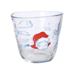 Kitchenware*Maison Ghibli Transparent Glass Ponyo under the sea - Ponyo on the Cliff