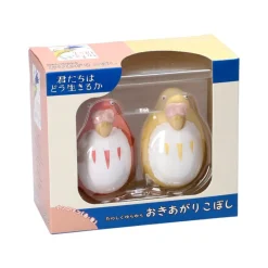 Toys*Maison Ghibli Two pack Roly-poly figurines Red & Yellow Parakeet - The Boy and the