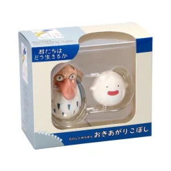 Toys*Maison Ghibli Two pack Roly-poly figurines Heron & Warawara - The Boy and the Heron
