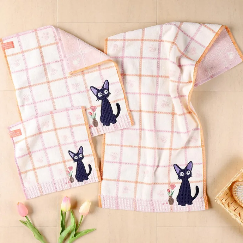 Household Linen*Maison Ghibli Waffle Towel Kiki 34x80 cm - Kiki's Delivery Service