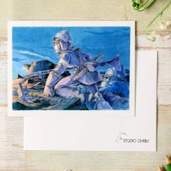 Postcards And Letter Papers*Maison Ghibli Watercolour Greeting cards 24 x 15,8 cm On the line - Nausicaa