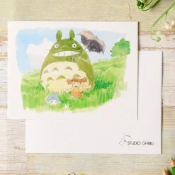 Postcards And Letter Papers*Maison Ghibli Watercolour Greeting cards 24 x 15,8 cm Mei & Totoro - My Neighbor To