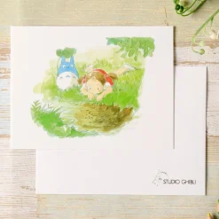 Postcards And Letter Papers*Maison Ghibli Watercolour Greeting cards 24 x 15,8 cm Summer - My Neighbor Totoro