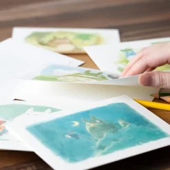 Postcards And Letter Papers*Maison Ghibli Watercolour Greeting cards 24 x 15,8 cm Summer - My Neighbor Totoro