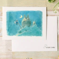 Postcards And Letter Papers*Maison Ghibli Watercolour Greeting cards 24 x 15,8 cm Autumn - My Neighbor Totoro