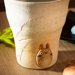 Kitchenware*Maison Ghibli White hand made Shigaraki ware Cup Totoro - My Neighbor Totoro