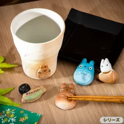 Kitchenware*Maison Ghibli White hand made Shigaraki ware Cup Totoro - My Neighbor Totoro