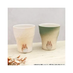 Kitchenware*Maison Ghibli White hand made Shigaraki ware Cup Totoro - My Neighbor Totoro