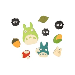 Toys*Maison Ghibli Wood Figurine Totoro with Soot Sprites - My Neighbor Totoro