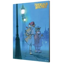 Wall Decoration*Maison Ghibli Wood Panel 02 - Holmes & Watson - Sherlock Holmes