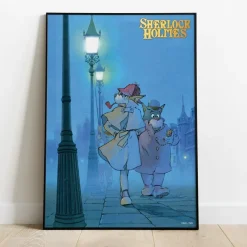Wall Decoration*Maison Ghibli Wood Panel 02 - Holmes & Watson - Sherlock Holmes