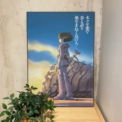 Wall Decoration*Maison Ghibli Wood Panel 35 x 50 Japanese Movie Poster - Nausicaa