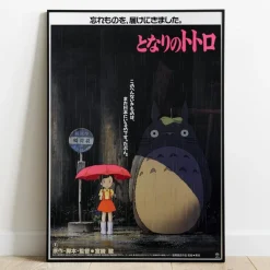 Wall Decoration*Maison Ghibli Wood Panel 35 x 50 Japanese Movie Poster – Totoro
