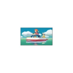 Wall Decoration*Maison Ghibli WOOD PANEL GHIBLI  02 - PONYO & SOSUKE