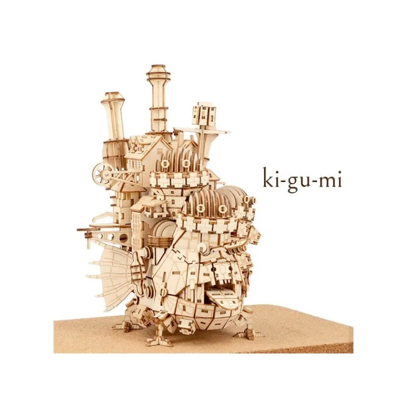 Arts And Crafts*Maison Ghibli Wooden Craft Kit Kigumi Howl’s Castle - Howl's Moving Castle