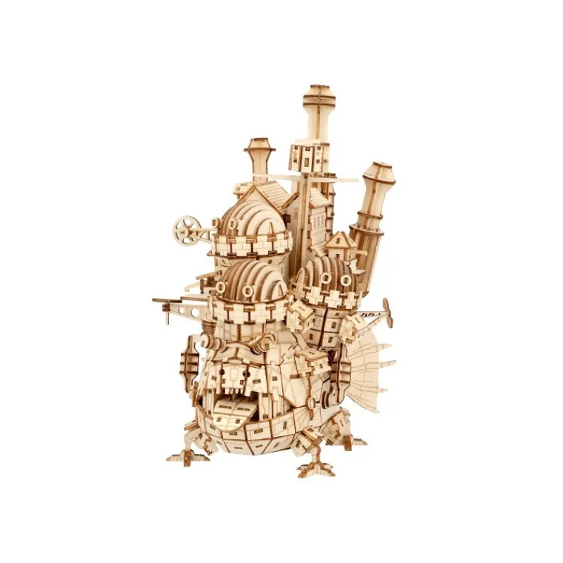 Arts And Crafts*Maison Ghibli Wooden Craft Kit Kigumi Howl’s Castle - Howl's Moving Castle