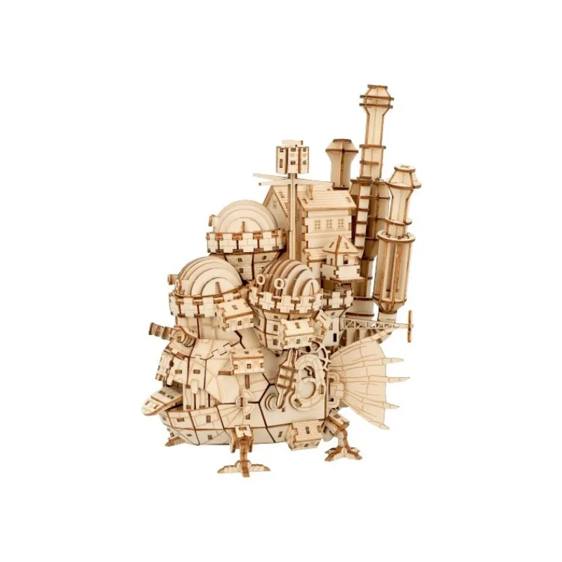 Arts And Crafts*Maison Ghibli Wooden Craft Kit Kigumi Howl’s Castle - Howl's Moving Castle