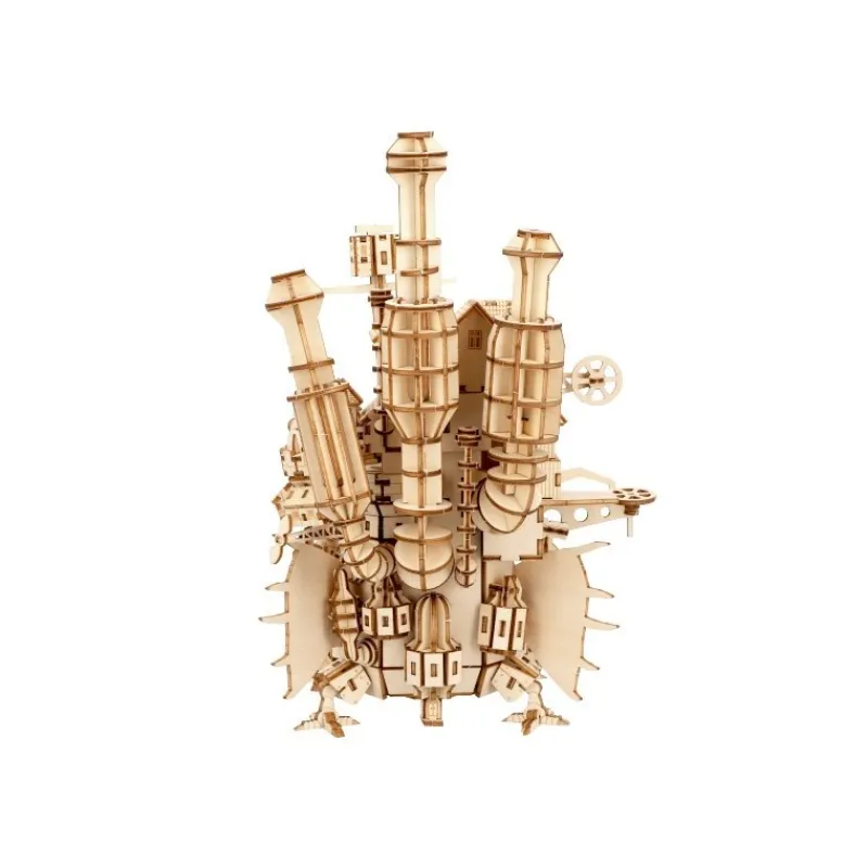 Arts And Crafts*Maison Ghibli Wooden Craft Kit Kigumi Howl’s Castle - Howl's Moving Castle