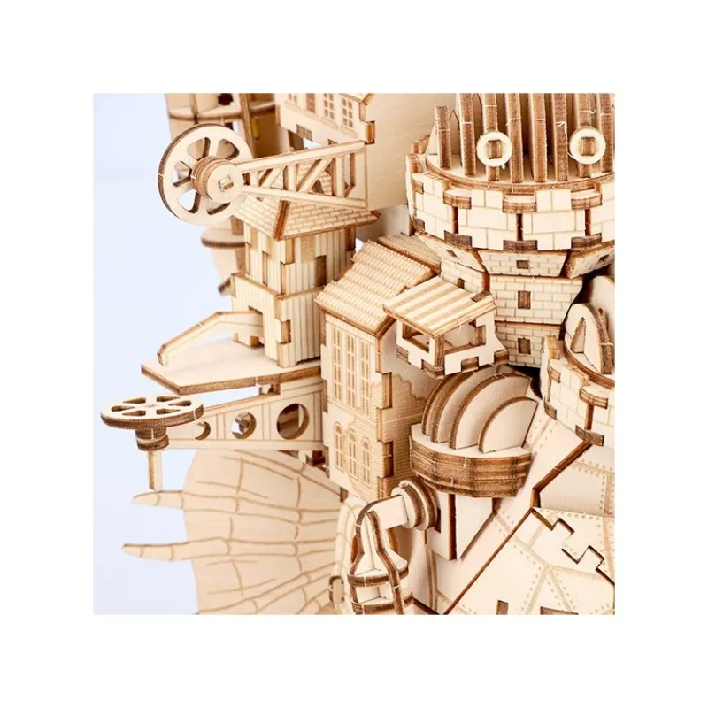Arts And Crafts*Maison Ghibli Wooden Craft Kit Kigumi Howl’s Castle - Howl's Moving Castle