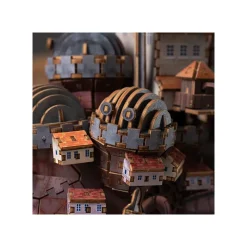 Arts And Crafts*Maison Ghibli Wooden model Kigumi Hauru’s castle - Howl’s Moving Castle