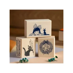 Small Equipment*Maison Ghibli Wreath of bread Wood stamp - Kiki'S Delivery Service