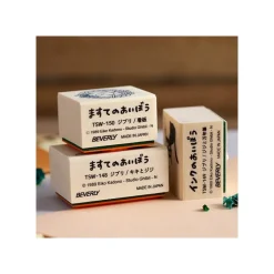Small Equipment*Maison Ghibli Wreath of bread Wood stamp - Kiki'S Delivery Service