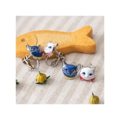 Jewellery*Maison Ghibli Yuki & Moon Clip Earrings - The Cat Returns